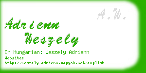 adrienn weszely business card